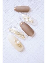 ラルネイル 大宮(Lull. nail)/＊マットグレージュ＊ミラー＊