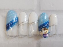 ネイルサロンセレーネ(Selene)/爽やかブルーネイル