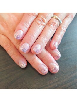 ルアホアノ(luahoano)/ハンド ジェルラメグラ☆