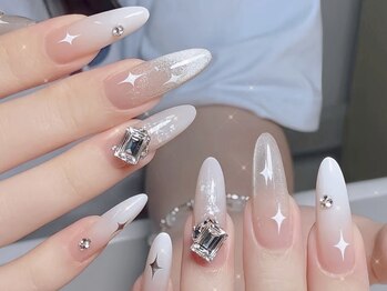 クイーンズネイルサロン(Queen's nail salon)/チップカラグラデーションデザイ