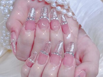 シーアンドビーネイル(C&B Nail)/長さだし持ち込みデザイン