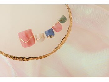 *ミラー×ニュアンスネイル*