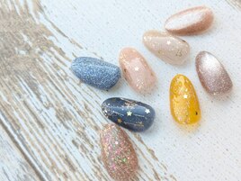 流れ星ネイル ￥6800