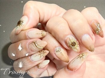 トリニティ(Trinity)/mynail*手描きアート
