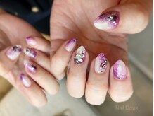 ネイル ドゥ 岡山駅前店(Nail Doux)/パープルニュアンスネイル