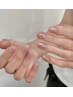 オーロラ/ミラーで透明感ある最旬うるツヤ Nail ¥6200