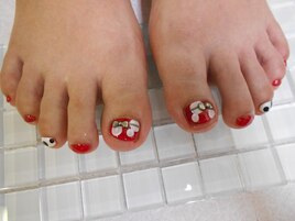 フットネイル　定額アート