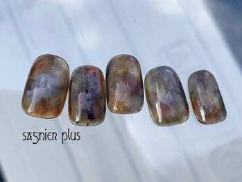 サニエプラス(Sagnier+)/クリアブラウン