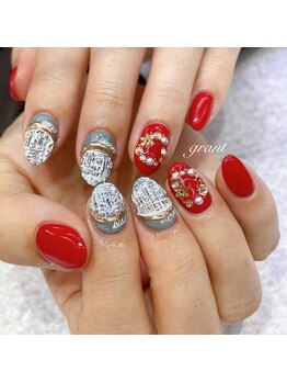 グラント(NAIL SALON&SCHOOL grant)/クリスマスネイル