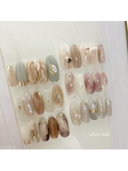 エールスネイル(ailes nail)/5-6月 定額コース NEWデザイン