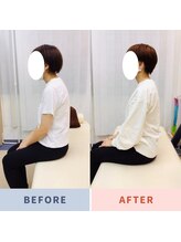 ナオル整体 三鷹院(NAORU整体)/30代女性施術事例【猫背姿勢】