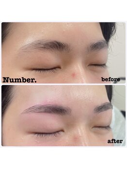 ナンバー(Number.)/自分では難しい眉毛のお手入れを