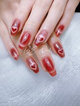 ビーネイル 新松戸(BE NAIL)/ハートマグネットフレンチ