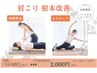 【3月平日限定★】初めての方向けオーダーレッスン〈整体×ピラティス〉¥2000