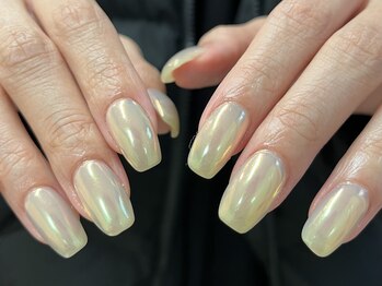 フィロンネイル 蒲田店(filonnail)/ワンカラー+ミラー