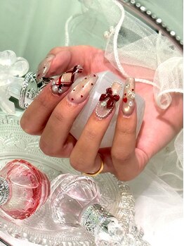 ラ メール(La Mer)の写真/≪持ち込みOK/フィルイン施術≫"好きなもの"がぎゅっと詰まったお気に入りのネイルで毎日を彩ります♪