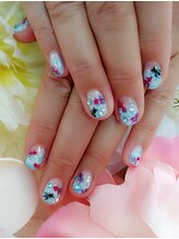 ミア(mia)/水面金魚ネイル