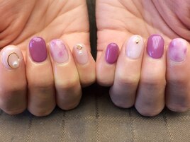 タイダイ×ストーンアート