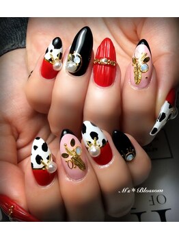 ネイルサロンアンドスクールエムズブロッサム(Nailsalon & school M's Blossom)/ジェルアートやり放題コース