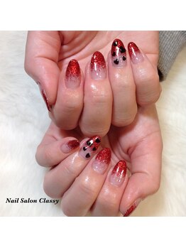 ネイルサロン クラッシー(Classy)/クーポン☆ラメグラデ2本アート