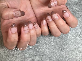 ブランシュ(BLANCHE)/バレンタインフレンチネイル