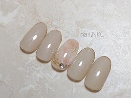 シンプルニュアンスネイル