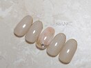 シンプルニュアンスネイル
