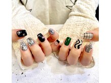 ネイルアンドまつげ リュフェール 五反田(Nail Lufaire)の雰囲気（サンプル300種類以上ご用意♪色変更自由♪）