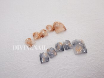 ディバイン ネイルズ(DIVINE NAILS)/フット・シンプル定額