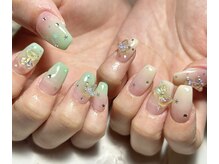 クロレ(Nail Salon COLORE)/ちぐはぐネイル　by.Ayaho