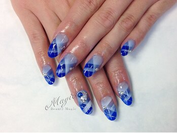 ネイルサロン ビューティーマジック 川口店/エアーブラシ ラインデザイン