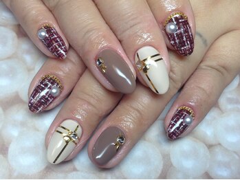 ラウト デコレーションアンドネイルサロン(Lauto Decoration&Nail Salon)/ツイードネイル