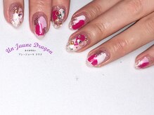 アン ジョーヌドラゴ/【自爪ネイル】クリアピンク