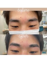 メンズビューティーカフェザパーム 大阪梅田(MEN'S BEAUTY CAFE×THE PERM)/パーマに合うメンズ眉毛Wax