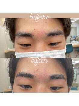 メンズビューティーカフェザパーム 大阪梅田(MEN'S BEAUTY CAFE×THE PERM)/パーマに合うメンズ眉毛Wax