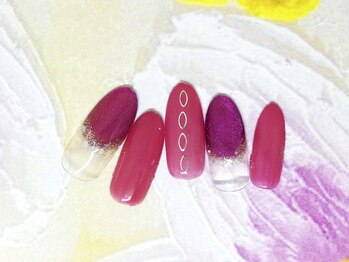 ネイルライフ(NailLife)/丸フレンチパーツ