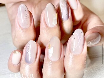 アイラッシュアンドネイル専門店 クラル(CURAR)/くすみネイル