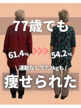 整骨院 壱/3カ月ダイエット(70代女性)