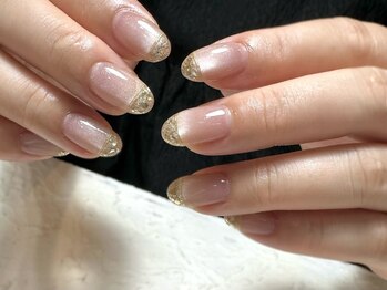 デューネイルスタジオ(dew nail studio)/ガラスフレンチ