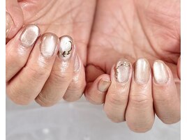 マグネット/ミラー/上品ベージュ