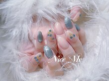 ぷっくり韓国風さくらんぼネイル