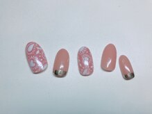 ネイルアンドアイラッシュサロン エスポアール(nail&eyelash salon espoir)/ペイズリー柄　ネイル