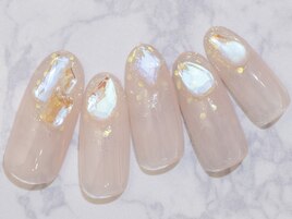 うるうるのクリアストーンネイル