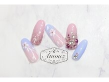 アモウズ(Amouz)/定額【テーマ:さくらネイル】1