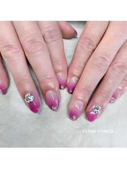 リコリサイア(ricco risaia)/ピンクグラデーション