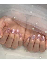 さくらんぼネイル