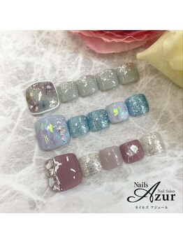 ネイルズアジュール アピタ新潟西店(Nailz Azur)/フット　定額デザインCコース
