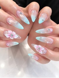 【アクリル】パステルグラデ