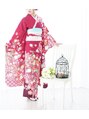 アンダンテ(Andante)&nbsp;和服が好きです。次女の前撮り。振袖を着付けました。