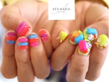 アヤネイルズ アンド アイラッシュ(AYA NAILZ.＆Eyelash)/デコデコネイル